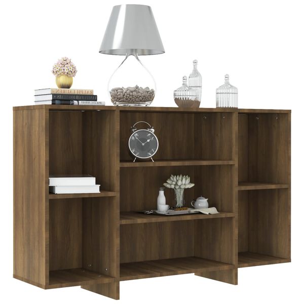 vidaXL Sideboard Braun Eichen-Optik 120x30x75 cm Holzwerkstoff