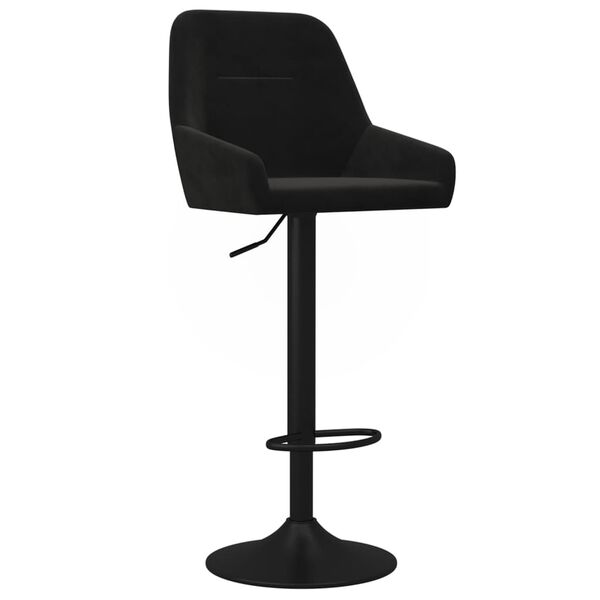 vidaXL Barhocker 2 Stk. Schwarz Samt