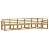 vidaXL Outdoor-Sofagarnitur 6 pcs Wei&szlig; Massivholz Akazie