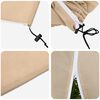vidaXL Winterschutz fur Pflanzen 3 pcs Beige 3,5 x 2,5 m Vliesstoff