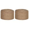vidaXL Juteschnur 2 pcs 2 mm 100 m Natur 100% Tossa Jute