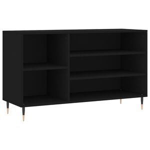 vidaXL Schuhregal Schwarz 102x36x60 cm Holzwerkstoff