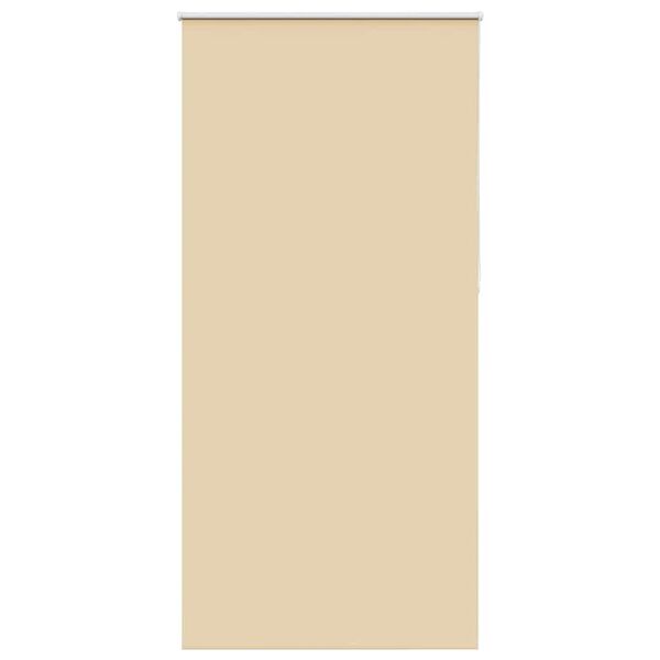 vidaXL Verdunkelungsrollo Beige 90x230cm Stoffbreite 85,7 cm Polyester
