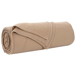 vidaXL &Uuml;berwurfdecke Kamel 210 x 140 cm Fleece
