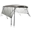 vidaXL 4-Bow Bimini-Top mit Mesh-Seitenteilen 243x(185-198)x137 cm