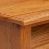 vidaXL EckTVSchrank Natur 79 x 40 x 46 cm Massives Mahagoni Holz