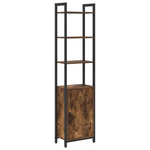 vidaXL B&uuml;cherregal Ger&auml;ucherte Eiche 40 x 24 x 161 cm Holzwerkstoff