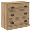 vidaXL Sideboards 2 pcs Artisan-Eiche 70 x 35,5 x 67,5 cm