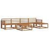 vidaXL Outdoor-Sofagarnitur 6 Stk. Natur Massivholz Akazie