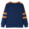 Kinder-Sweatshirt Indigoblau 116