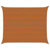 vidaXL Sonnensegel Orange und Braun 5 x 4 m 100 % Polyester Oxford