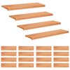 vidaXL Treppenstufen 20 stk. 100 x 30 x 2 cm Lack Massivholz Buche