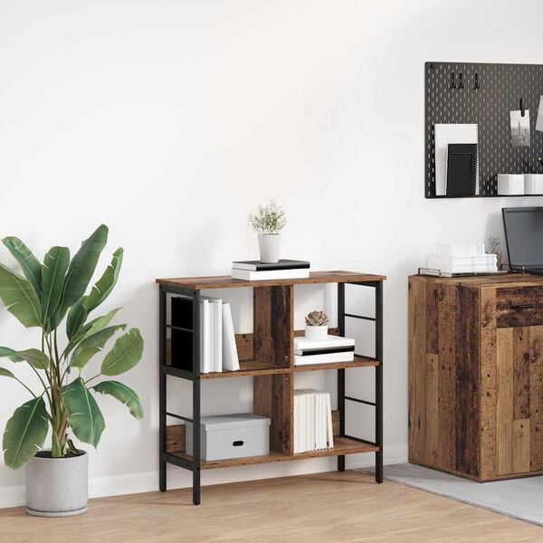 vidaXL B&uuml;cherregal Altholz 82 x 32 x 79 cm Holzwerkstoff