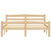 vidaXL Bettgestell mit 4 Schubladen Massivholz Kiefer 140x200 cm