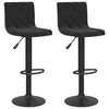 vidaXL Barhocker 2 Stk. Schwarz Samt