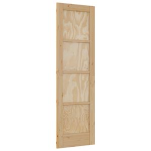 vidaXL Interior T&uuml;r Natur 61 x 198,5 cm Sperrholz