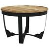 vidaXL Couchtisch Raues Massivholz Mango 60x40 cm