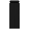 vidaXL Konsolentisch Schwarz Eichen-Optik 80 x 30 x 102 cm