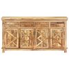 vidaXL Sideboard mit 4 Schubladen 160x40x85 cm Massivholz Mango