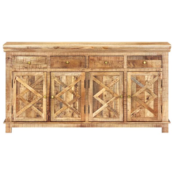 vidaXL Sideboard mit 4 Schubladen 160x40x85 cm Massivholz Mango