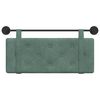vidaXL H&auml;ngevorderseite Wandmontiert Meergr&uuml;n 110 x 55 x 5 cm Samt