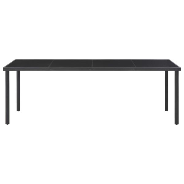 vidaXL 11-tlg. Garten-Essgruppe Stahl