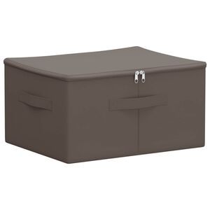vidaXL Aufbewahrungsbox Vliesstoff 43 x 34 x 23 cm 33,6 L Grau