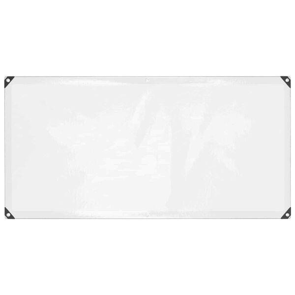 vidaXL Plane mit &Ouml;sen Transparent 1 x 2 m Polyethylen