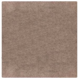 vidaXL Anti-Rutsch Shaggy Teppich Braun 120 x 120 cm PP