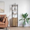 vidaXL B&uuml;cherregal Artisan-Eiche 40 x 24 x 161 cm Holzwerkstoff