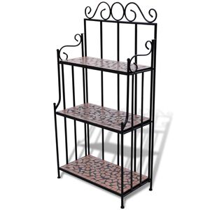 vidaXL Pflanzenst&auml;nder Mosaik Terracotta