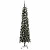 vidaXL K&uuml;nstlicher Weihnachtsbaum mit 300 LEDs mit St&auml;nder Gr&uuml;n 180 cm