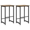 vidaXL Barhocker 2 stk. Artisan-Eiche 40 x 32 x 64 cm Holzwerkstoff