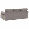 vidaXL Sofa 180cm Taupe Metall