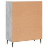 vidaXL Sideboard Betongrau 69,5x34x90 cm Holzwerkstoff