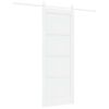 vidaXL Schiebet&uuml;r ORKDAL 78 x 202 cm Holzwerkstoff Wei&szlig;