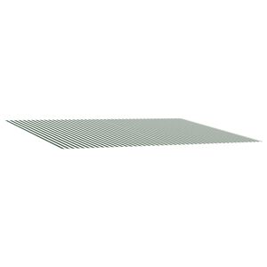 vidaXL Markisenersatzstoff Gr&uuml;n und Wei&szlig; 400 x 300 cm Polyester