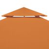 vidaXL Pavillon-Ersatzdach 310 g/m&sup2; Orange 3x3 m