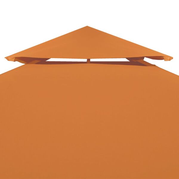 vidaXL Pavillon-Ersatzdach 310 g/m&sup2; Orange 3x3 m