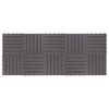 vidaXL Terrassenfliese 10 pcs Grau 30 x 30 cm Akazien-Hartholz