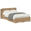 vidaXL Bettgestell mit Stauraum Artisan-Eiche 120 x 190 cm