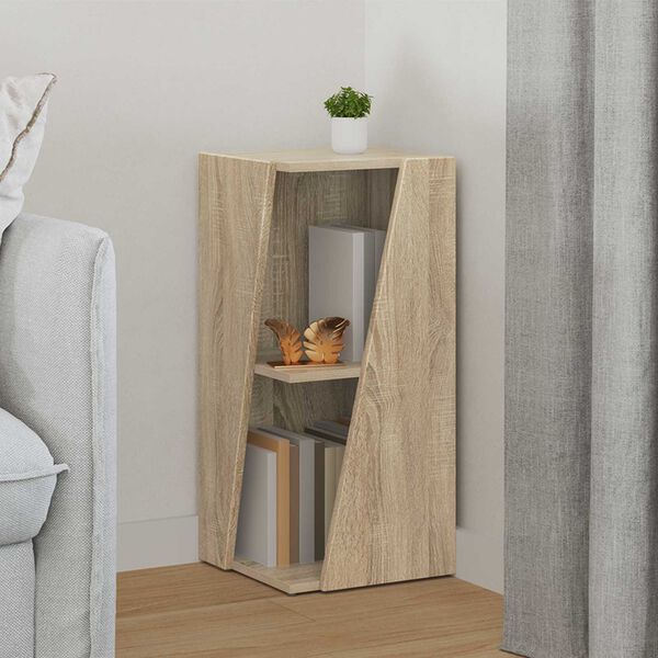 vidaXL Seitenregal Sonoma-Eiche 33 x 32 x 70,5 cm Holzwerkstoff