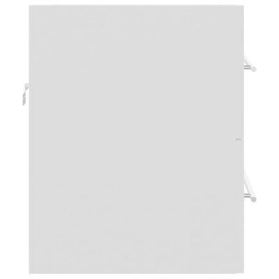 vidaXL Waschbeckenunterschrank Weiß 60x38,5x48 cm Holzwerkstoff