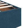 vidaXL Ottoman-Bett ohne Matratze Dunkelblau 90x200 cm Samt
