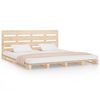 vidaXL Massivholzbett ohne Matratze 140x190 cm Kiefernholz