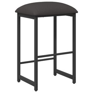 vidaXL Barhocker Dunkelgrau 40 x 32 x 74 cm Holzwerkstoff