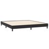 vidaXL Boxspringbett mit Matratze & LED Schwarz 200x220 cm Samt