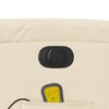 vidaXL Massagesessel Elektrisch Creme Stoff