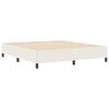 vidaXL Boxspringbett Creme 180 x 200 cm Cordstoff