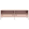 vidaXL TV-Schrank Rosa 135x39x43,5 cm Kaltgewalzter Stahl